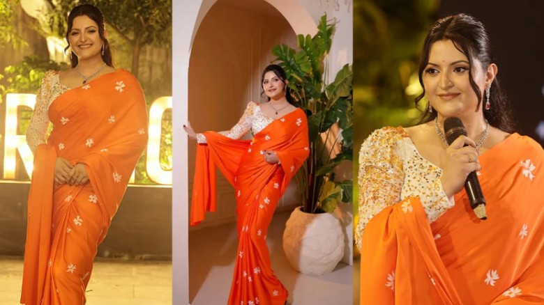 শিউলি ফুলে সাজানো জন্মদিনে পরীমনি, ভালোবাসায় ভাসলেন অভিনেত্রী